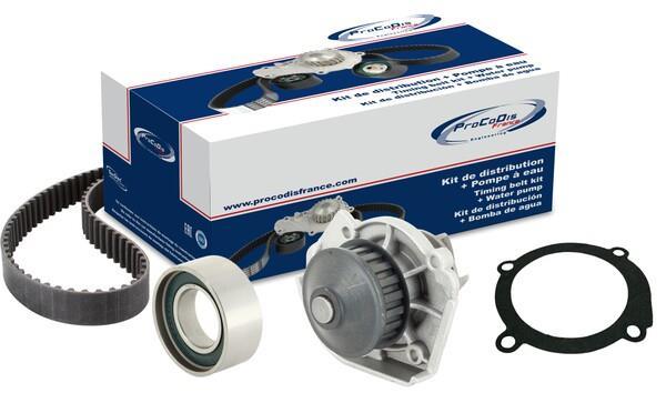 Pompe à eau + kit de courroie de distribution (Kit courroie de distribution) PROCODIS FRANCE ref. KPE1034A