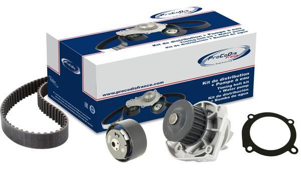 Pompe à eau + kit de courroie de distribution (Kit courroie de distribution) PROCODIS FRANCE ref. KPE1053A