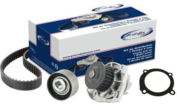 Pompe à eau + kit de courroie de distribution (Kit courroie de distribution) PROCODIS FRANCE ref. KPE1072A
