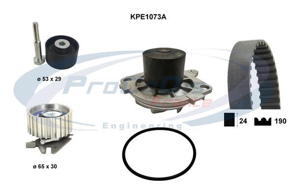 Bomba de agua + kit correa distribución PROCODIS FRANCE ref. KPE1073A