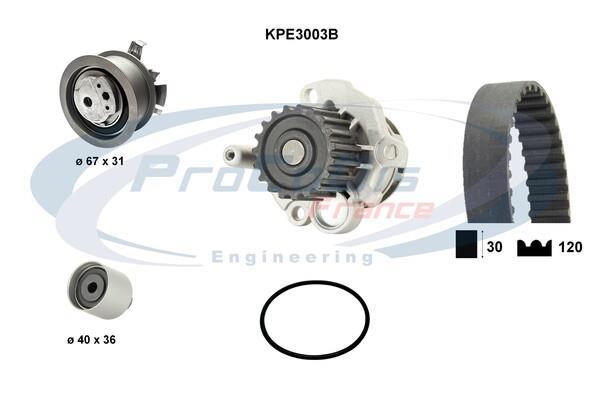 Bomba de agua + kit correa distribución PROCODIS FRANCE ref. KPE3003B