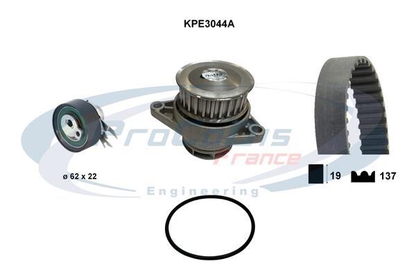 Bomba de agua + kit correa distribución PROCODIS FRANCE ref. KPE3044A