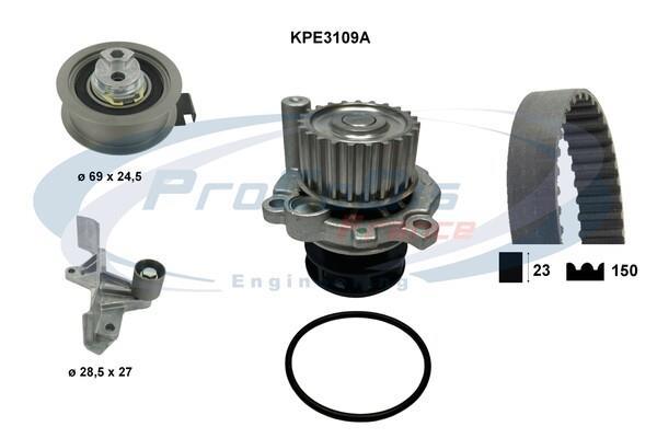 Bomba de agua + kit correa distribución PROCODIS FRANCE ref. KPE3109A
