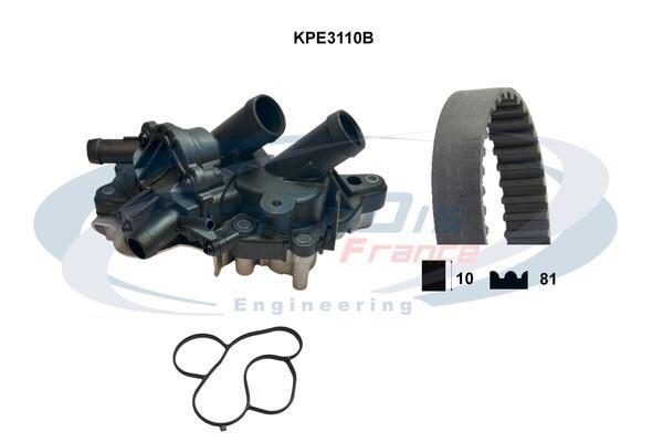 Pompe à eau + kit de courroie de distribution (Kit courroie de distribution) PROCODIS FRANCE ref. KPE3110B