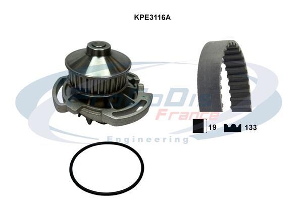 Bomba de agua + kit correa distribución PROCODIS FRANCE ref. KPE3116A
