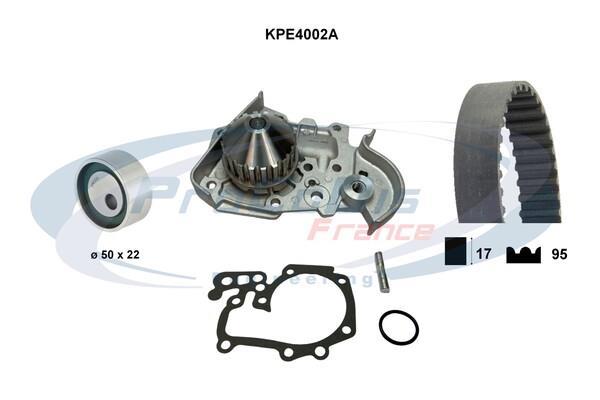 Bomba de agua + kit correa distribución PROCODIS FRANCE ref. KPE4002A