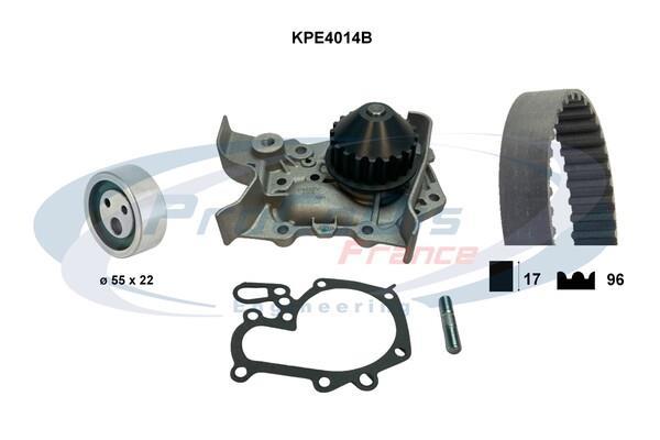 Bomba de agua + kit correa distribución PROCODIS FRANCE ref. KPE4014B