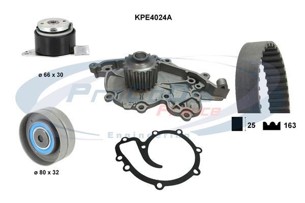 Pompe à eau + kit de courroie de distribution (Kit courroie de distribution) PROCODIS FRANCE ref. KPE4024A