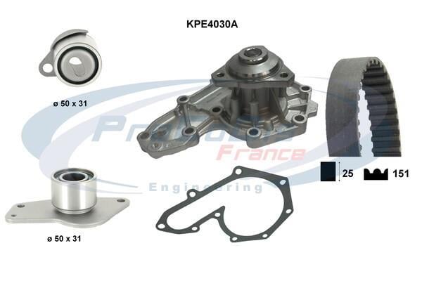 Pompe à eau + kit de courroie de distribution (Kit courroie de distribution) PROCODIS FRANCE ref. KPE4030A