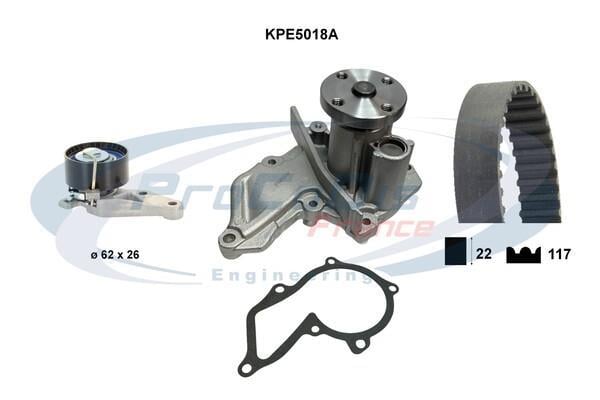 Bomba de agua + kit correa distribución PROCODIS FRANCE ref. KPE5018A