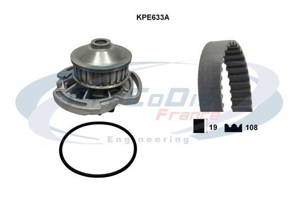 Bomba de agua + kit correa distribución PROCODIS FRANCE ref. KPE633A