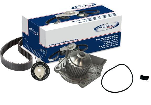 Pompe à eau + kit de courroie de distribution (Kit courroie de distribution) PROCODIS FRANCE ref. KPE7203A