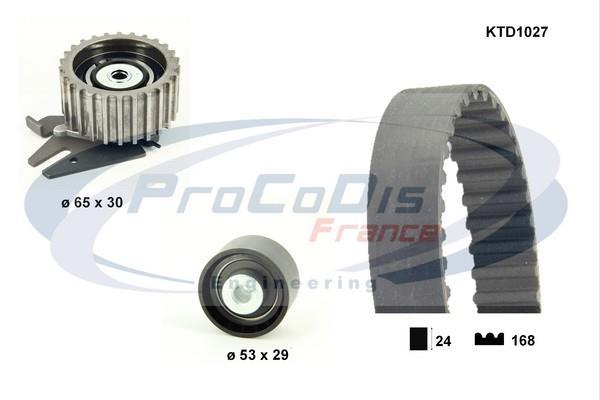 Kit de distribution (Kit courroie de distribution) PROCODIS FRANCE KTD1027