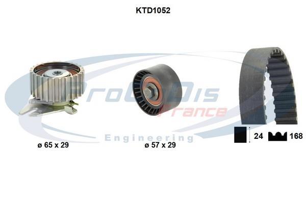Kit de distribution (Kit courroie de distribution) PROCODIS FRANCE ref. KTD1052