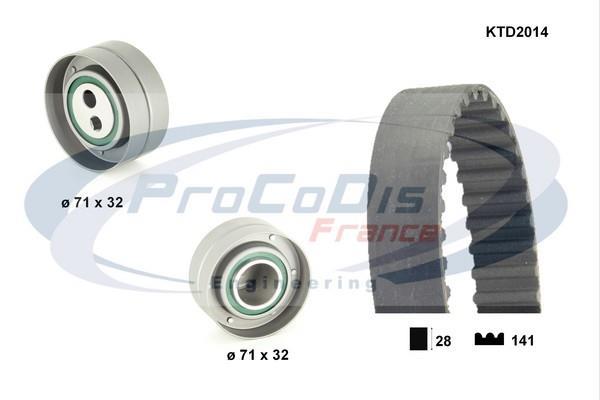 Kit de distribución PROCODIS FRANCE ref. KTD2014