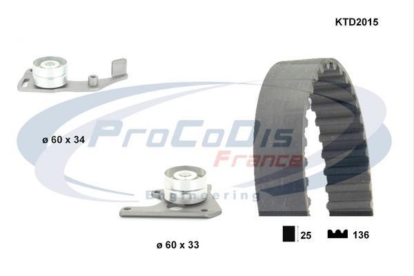 Kit de distribuição PROCODIS FRANCE ref. KTD2015