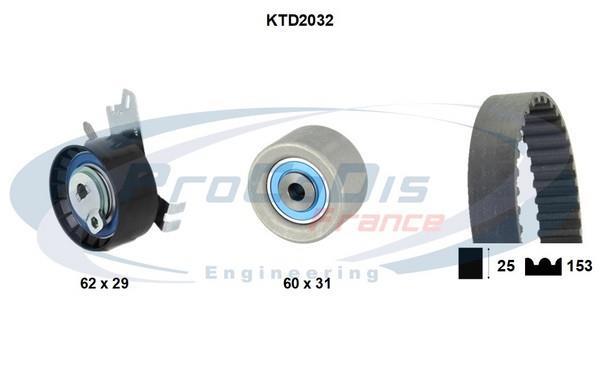 Kit de distribution (Kit courroie de distribution) PROCODIS FRANCE KTD2032