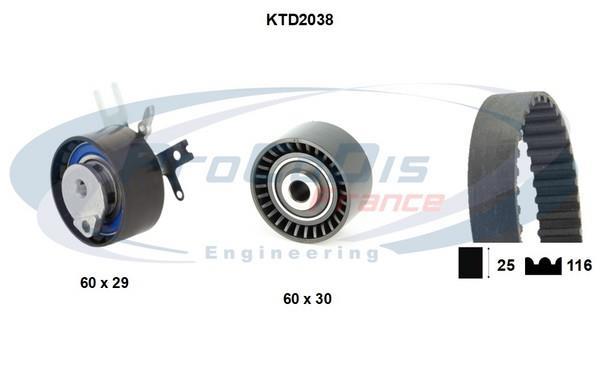 Kit de distribuição PROCODIS FRANCE ref. KTD2038