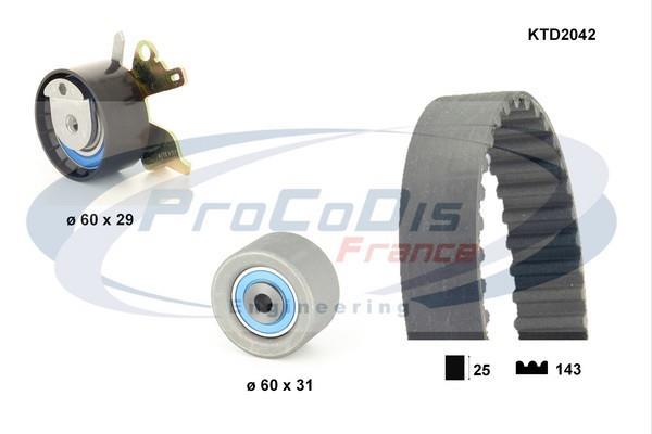 Kit de distribution PROCODIS FRANCE KTD2042