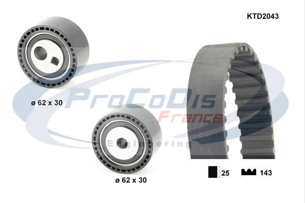 Kit de distribución PROCODIS FRANCE ref. KTD2043