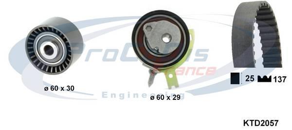 Kit de distribution PROCODIS FRANCE ref. KTD2057