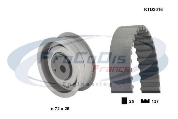 Kit de distribuição PROCODIS FRANCE ref. KTD3016