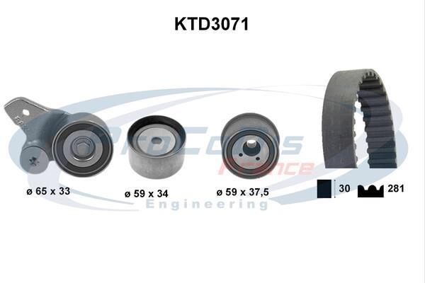 Kit de distribución PROCODIS FRANCE ref. KTD3071