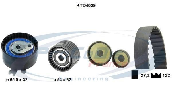 Kit de distribution (Kit courroie de distribution) PROCODIS FRANCE ref. KTD4029