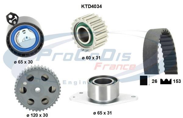 Kit de distribution PROCODIS FRANCE ref. KTD4034