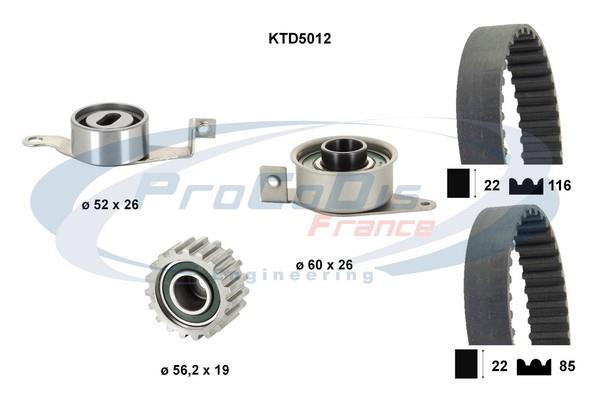 Kit de distribuição PROCODIS FRANCE ref. KTD5012