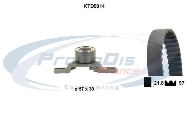 Kit de distribution (Kit courroie de distribution) PROCODIS FRANCE ref. KTD5014