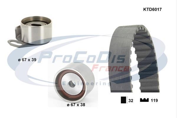 Kit de distribution PROCODIS FRANCE ref. KTD6017