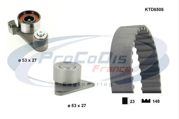 Kit de distribution (Kit courroie de distribution) PROCODIS FRANCE ref. KTD6506