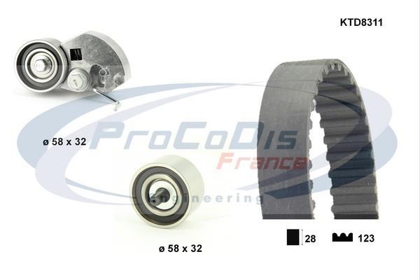 Kit de distribuição PROCODIS FRANCE ref. KTD8311