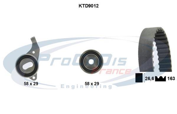 Kit de distribution (Kit courroie de distribution) PROCODIS FRANCE ref. KTD9012