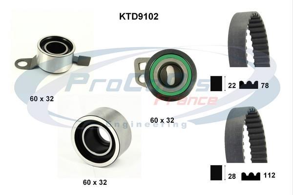 Kit de distribution PROCODIS FRANCE ref. KTD9102
