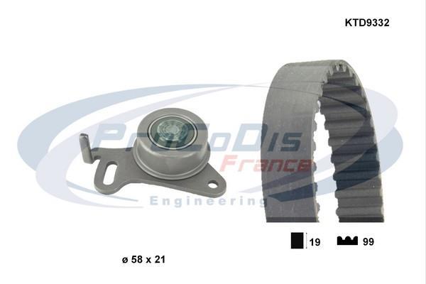 Kit de distribution PROCODIS FRANCE ref. KTD9332
