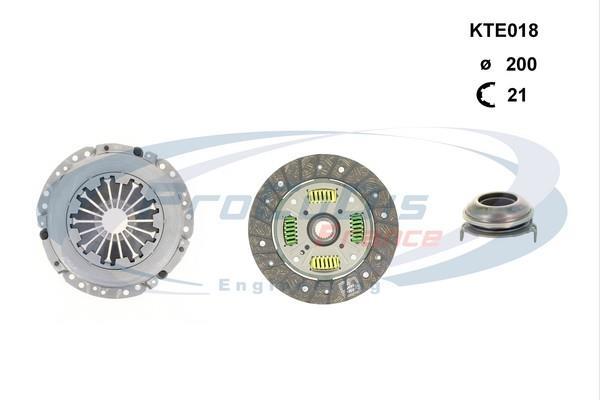 Kit Embrayage 4 Pièces Procodis KTV019 - Volant, Disque, Mécanisme, Butée - Diamètre 240 Mm