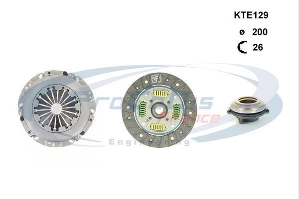 Kit d'embrayage PROCODIS FRANCE ref. KTE129