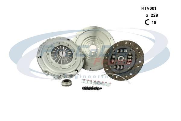 Kit d'embrayage + Volant moteur PROCODIS FRANCE KTV001