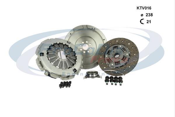 Kit d'embrayage + Volant moteur PROCODIS FRANCE ref. KTV016