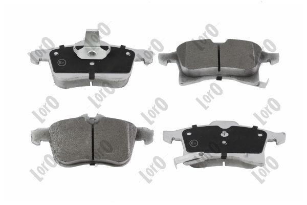 Jeu de 4 plaquettes de frein ABAKUS ref. 231-01-005