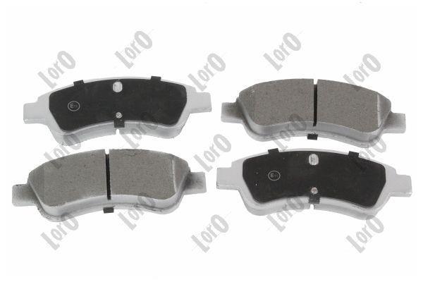 Jeu de 4 plaquettes de frein ABAKUS ref. 231-01-008