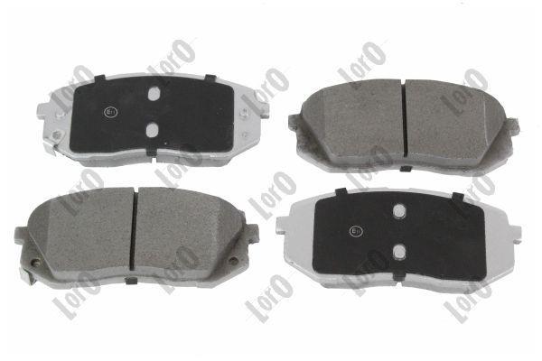 Jeu de 4 plaquettes de frein ABAKUS ref. 231-01-048
