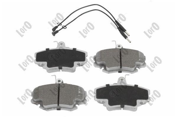 Jeu de 4 plaquettes de frein ABAKUS ref. 231-01-054
