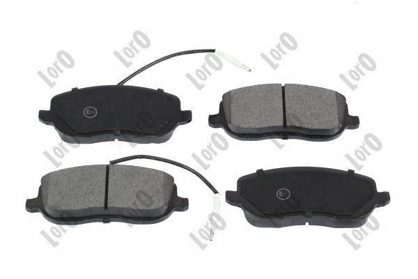 Jeu de 4 plaquettes de frein ABAKUS ref. 231-01-091