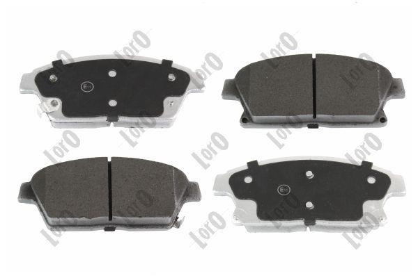 Jeu de 4 plaquettes de frein ABAKUS ref. 231-01-093