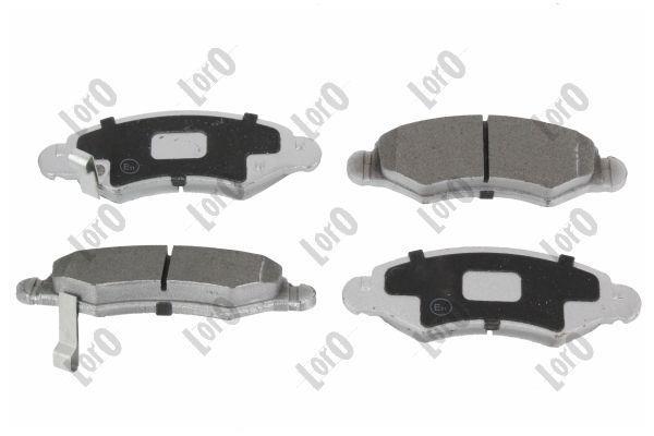Jeu de 4 plaquettes de frein ABAKUS ref. 231-01-095