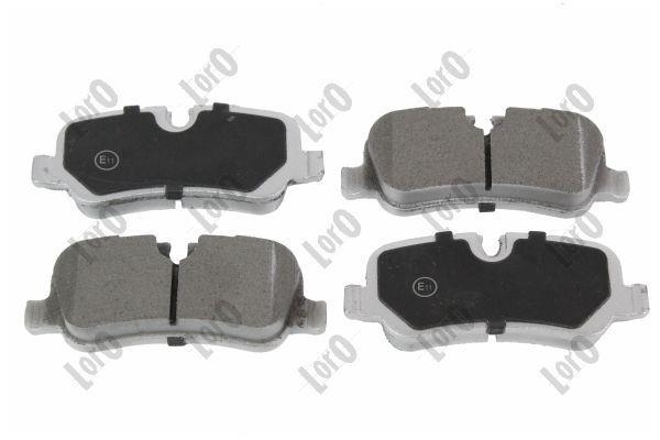 Jeu de 4 plaquettes de frein ABAKUS ref. 231-01-100