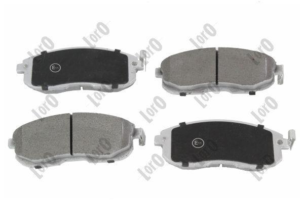 Jeu de 4 plaquettes de frein ABAKUS ref. 231-01-117